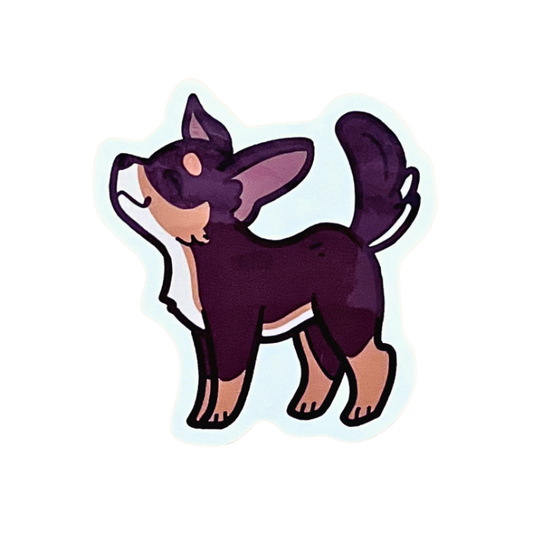 Tricolor Chihuahua Sticker