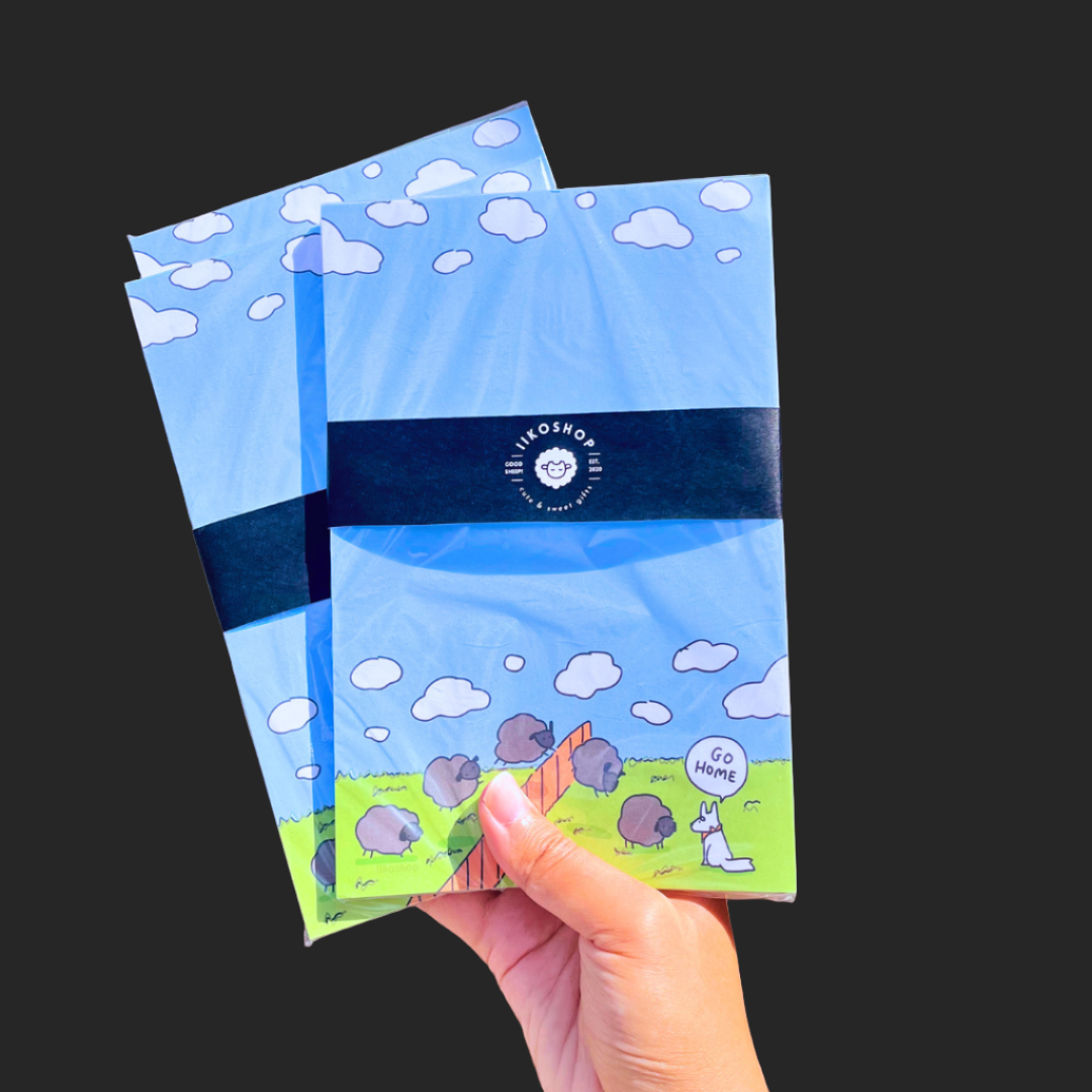 Go Home Sheep Notepad for Letters, Daily Notes, To-Do Lists