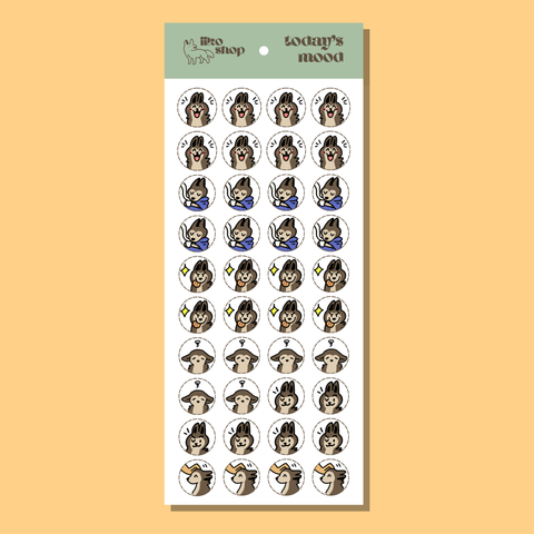 Today’s Mood Sticker Sheet