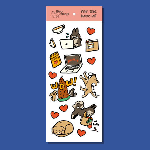 For the Love of… Sticker Sheet