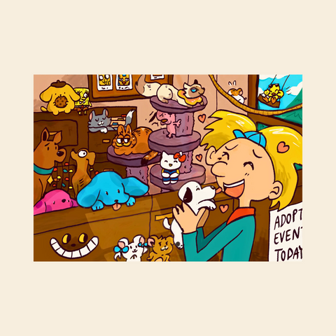 Adoption Day - Art Print