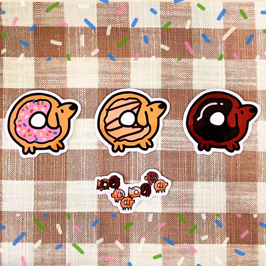 Dough Puppies Sticker Set