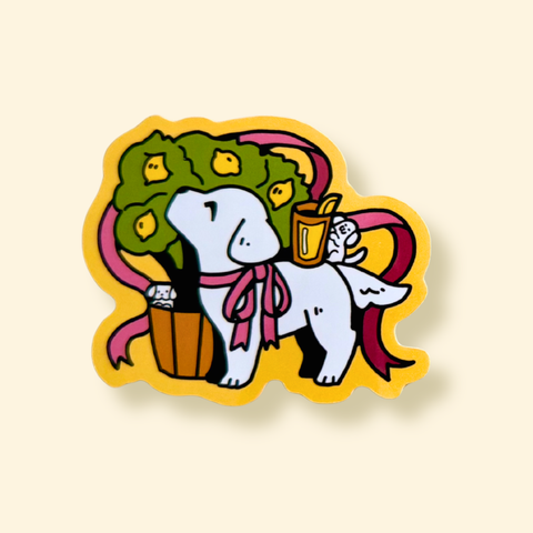 The Lemonade Sip Sticker