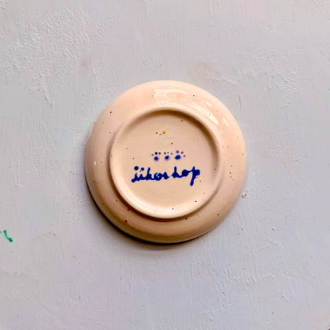 Handpainted Tulip Trinket Dish