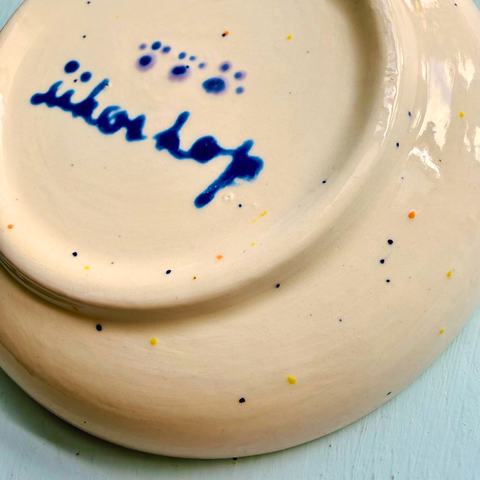 Handpainted Tulip Trinket Dish