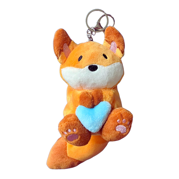 Mr. Fox Plush Keychain (Fundraiser Item)