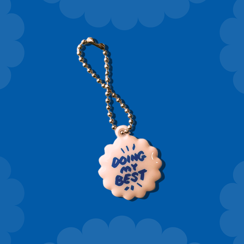Good Days Ahead Puffy Keychain
