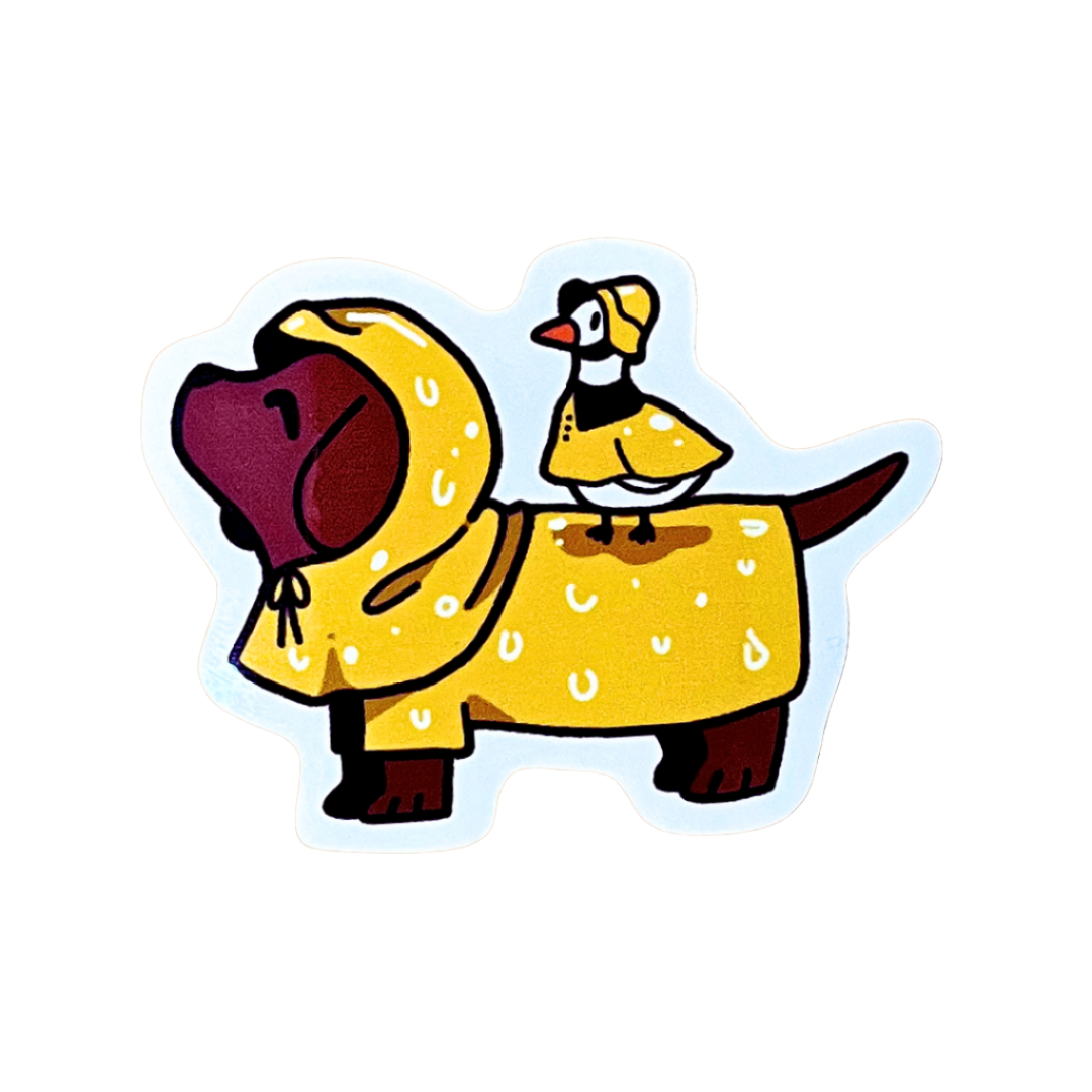 Raincoat Sticker