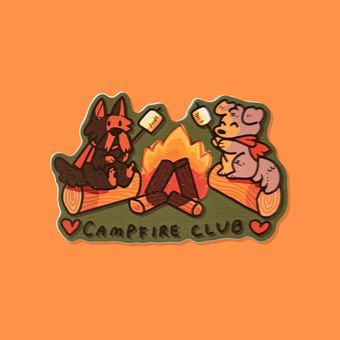 Campfire Sticker