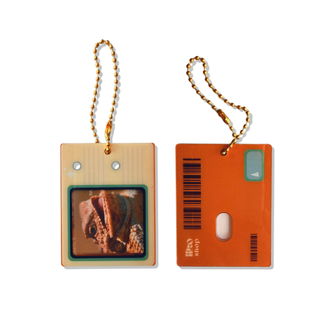 Retro TV - Photo Holder Keychain