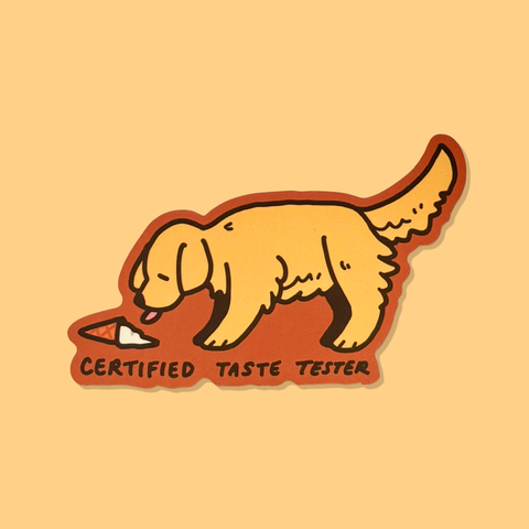 Certified Taste Tester Sticker