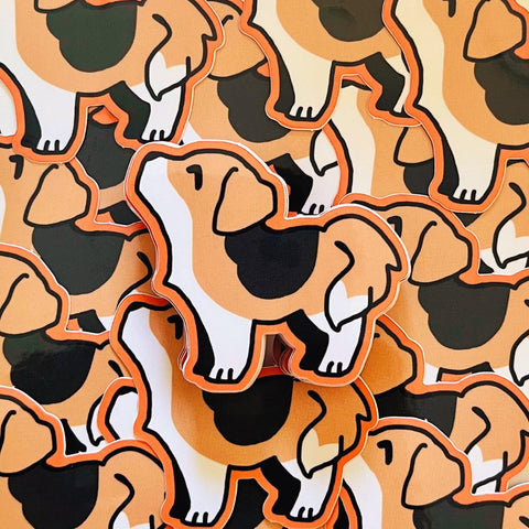 Beagle Sticker - iikoshop - Sticker