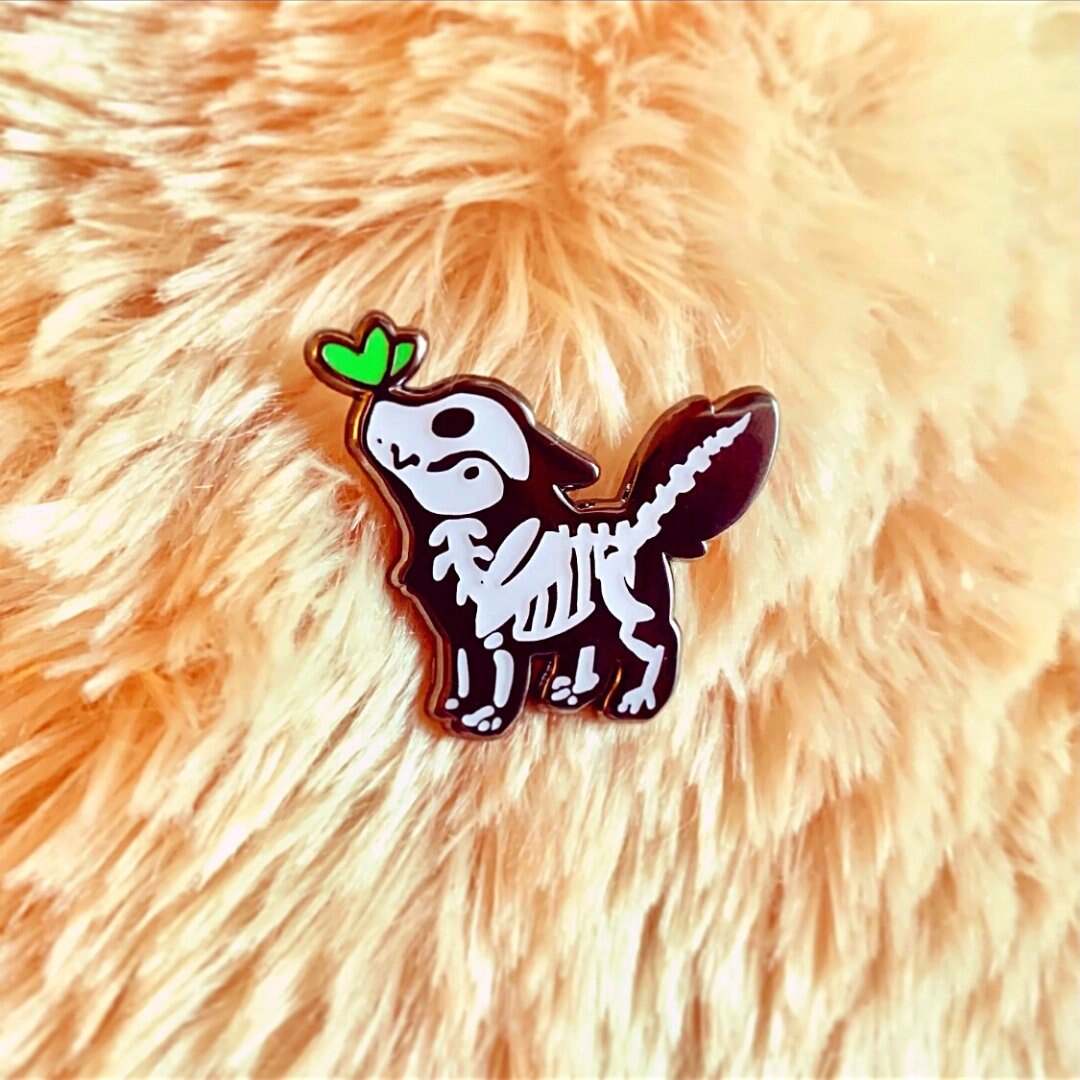 Black Death Pin (Glow - in - the - Dark) • Most Loved - iikoshop - Pin