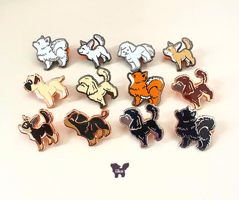 Blackberry Poodle Pin • NO RESTOCK - iikoshop - Pin