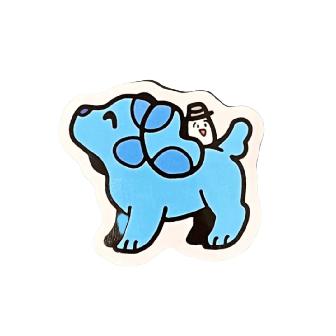 Blue Sticker