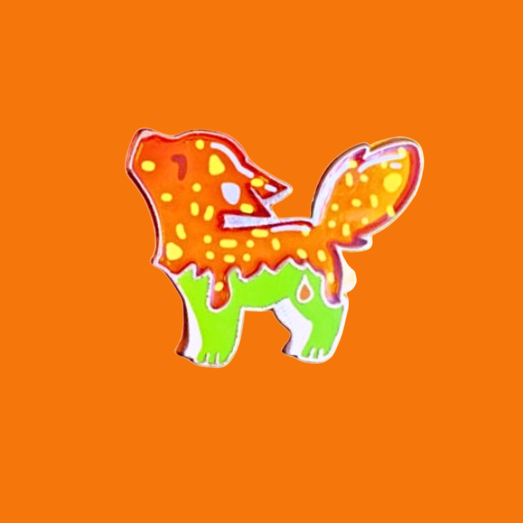 Green Caramel Apple Pin