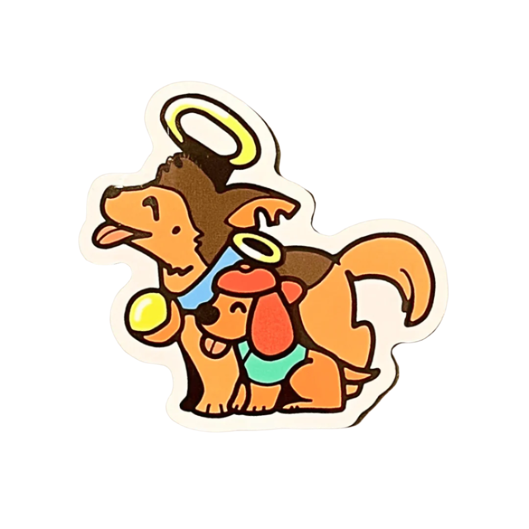 Charlie & Itchy Sticker