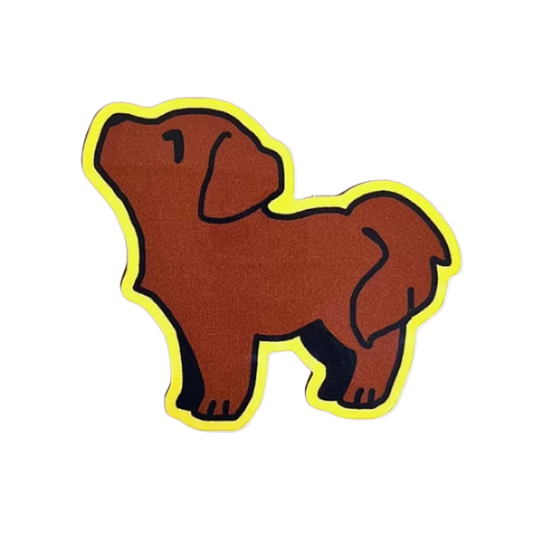 Chocolate Labrador Retriever Sticker