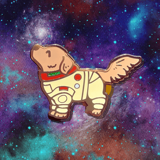 Cosmo the Spacedog Pin - iikoshop - Pin