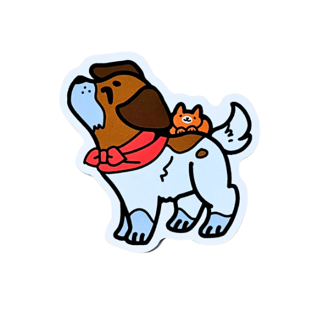 Dodger & Oliver Sticker