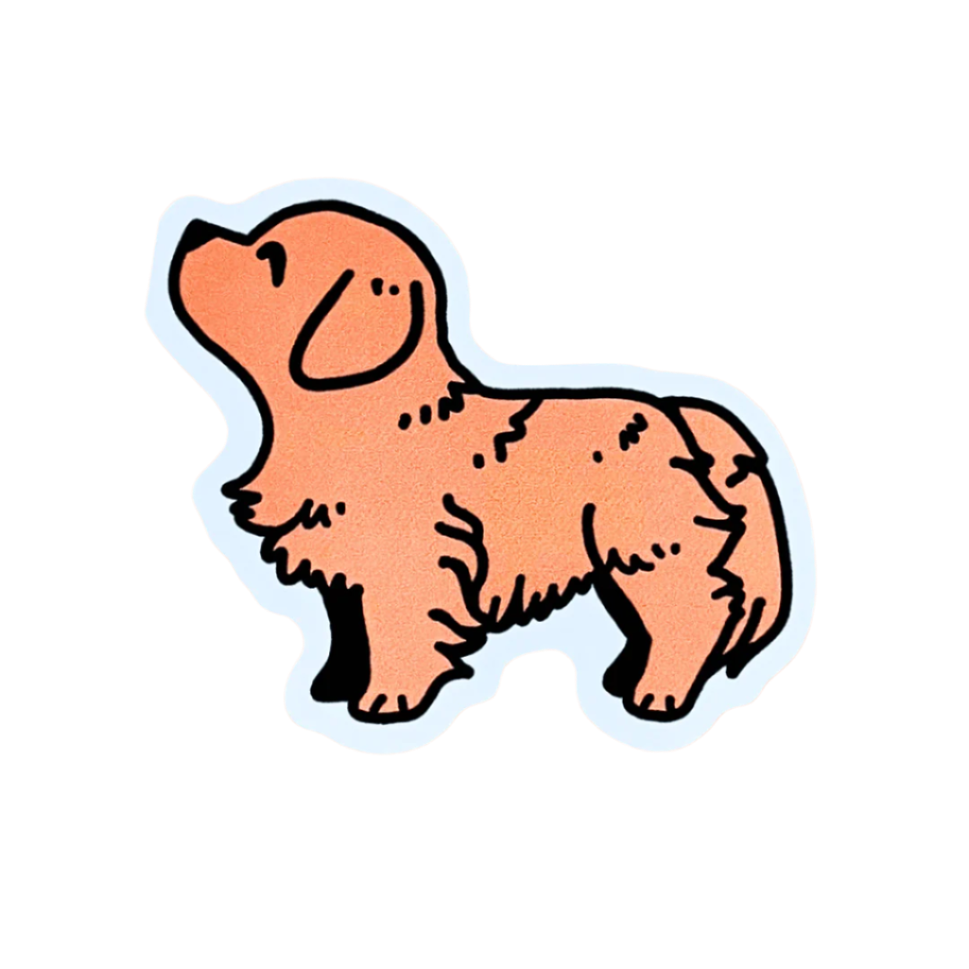 Golden Retriever Sticker