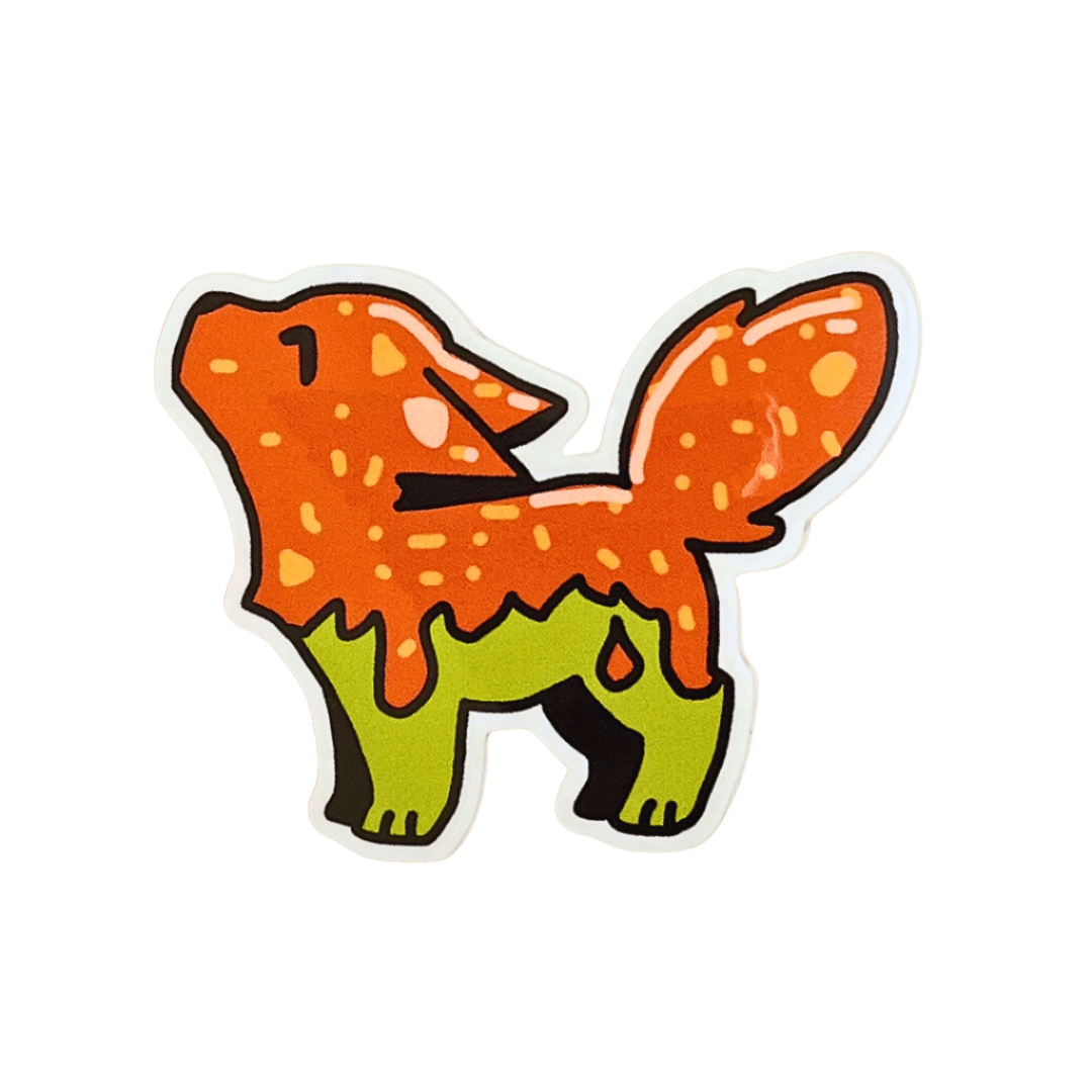 Green Caramel Apple Sticker - iikoshop - Sticker