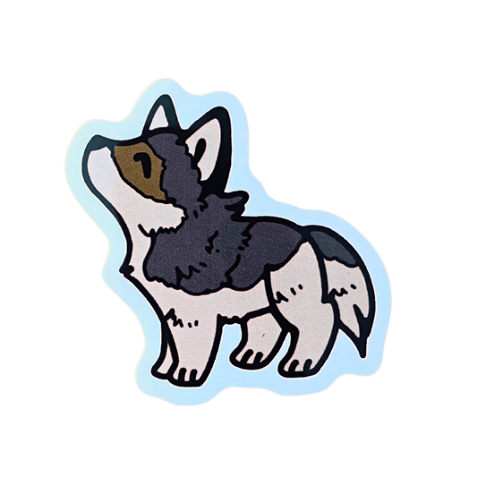 Grey Wolf Sticker - iikoshop - Sticker