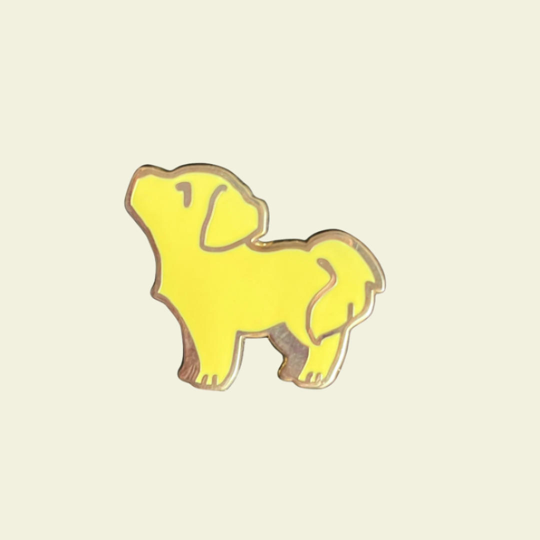 Yellow Labrador Retriever Pin