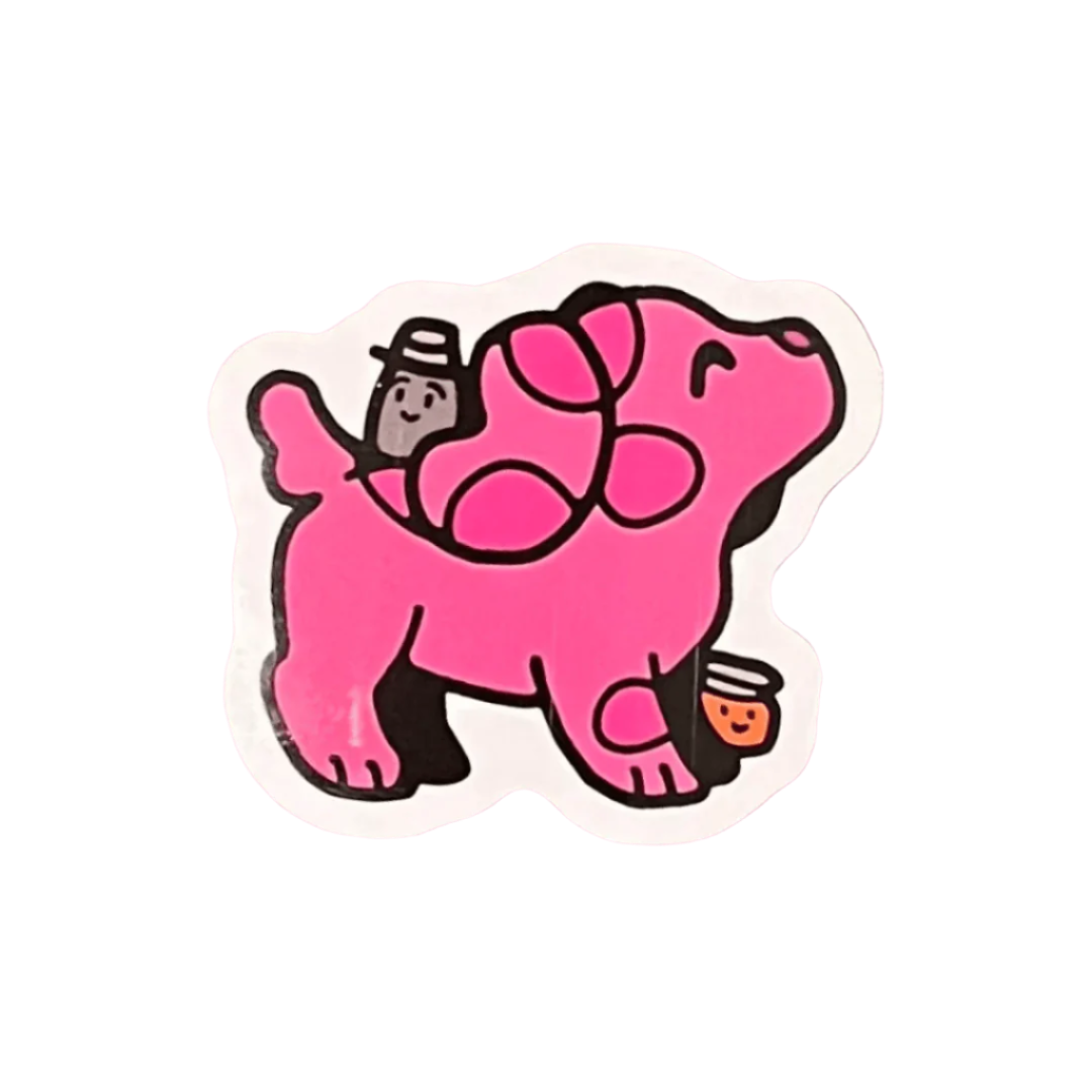 Magenta Sticker