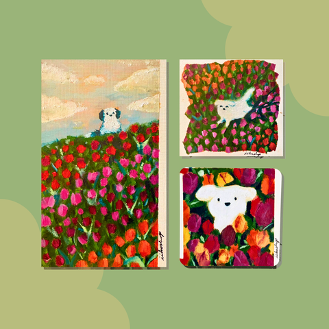 Tulip Lover Spring Mini-Print Set (x3)
