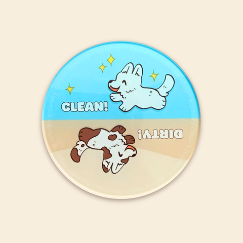 Helpful Pup Clean / Dirty Dishwasher Magnet