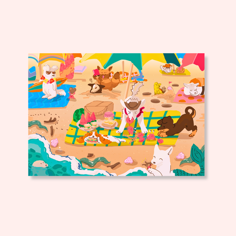 Beach Day Print