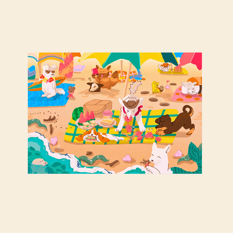 Beach Day - Art Print