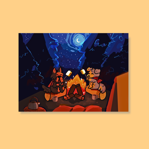 Campfire Print