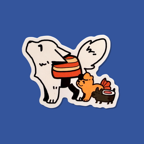 Sushi Set Sticker