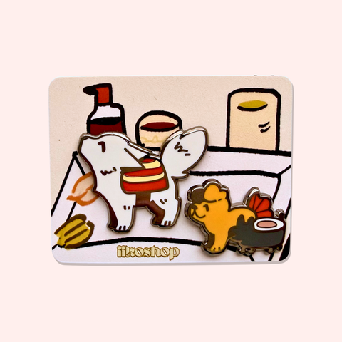 Sushi Set Pins