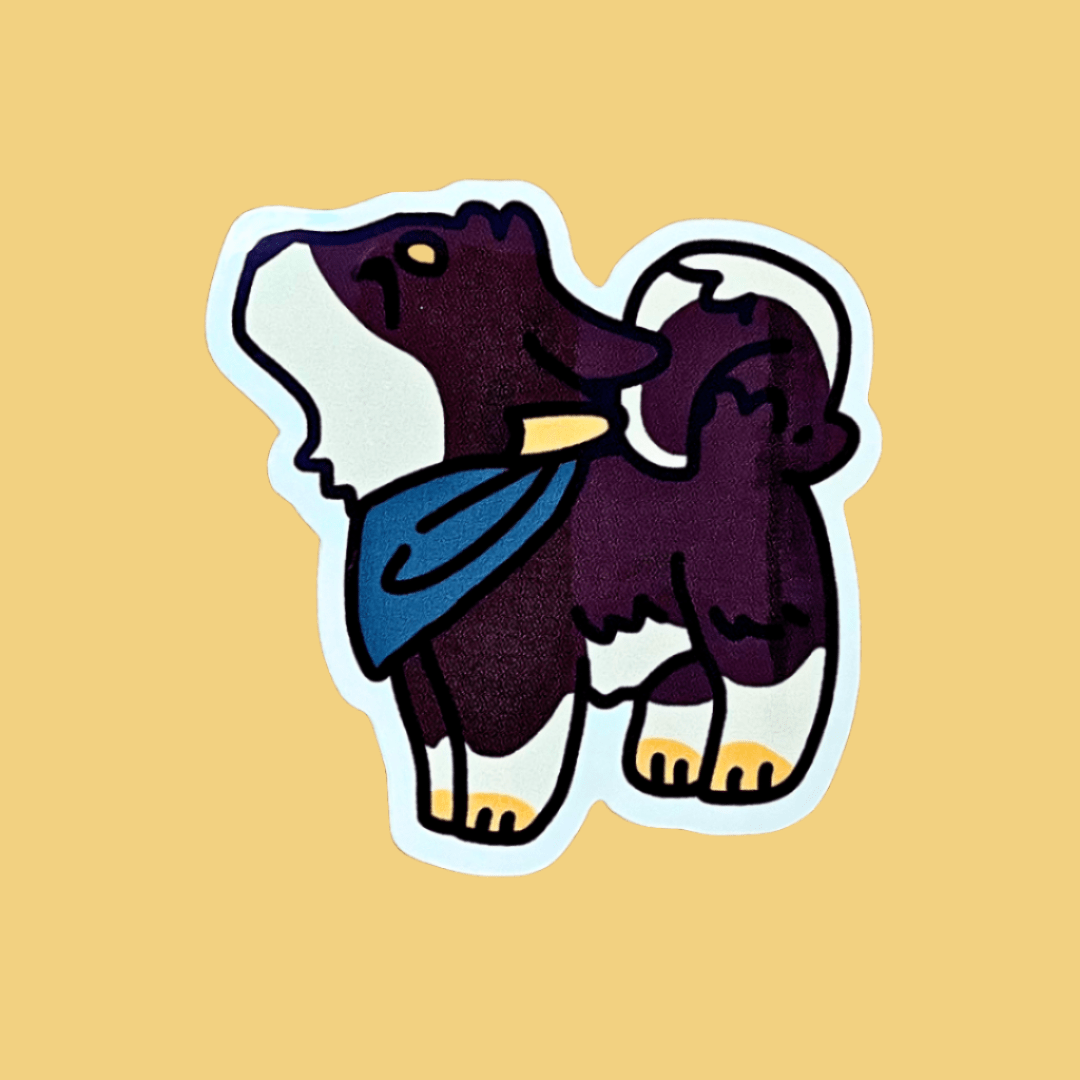 Tricolor Shiba Inu Twin Sticker - iikoshop - Sticker