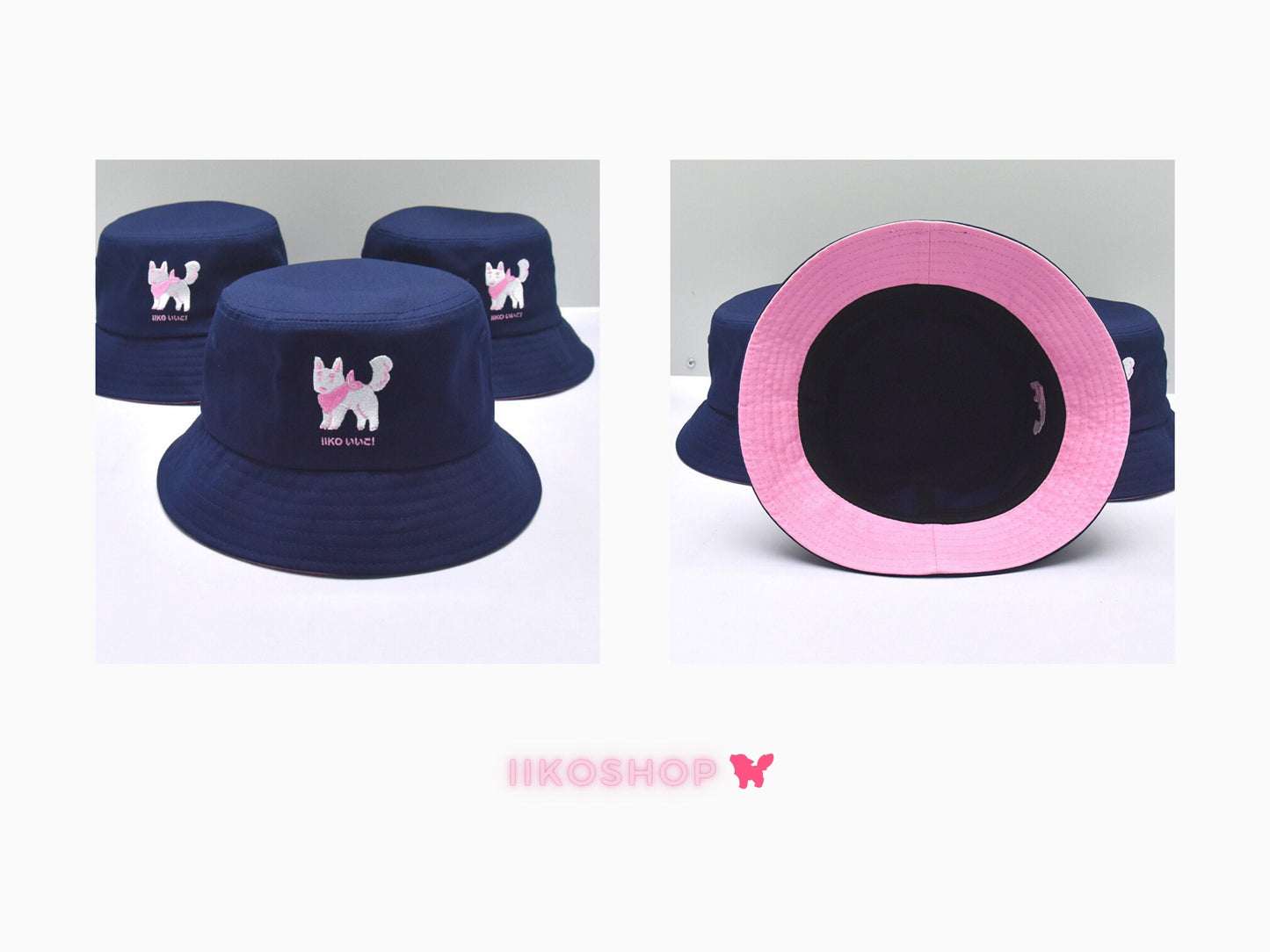 Hand Embroidered Bucket Hats - iikoshop