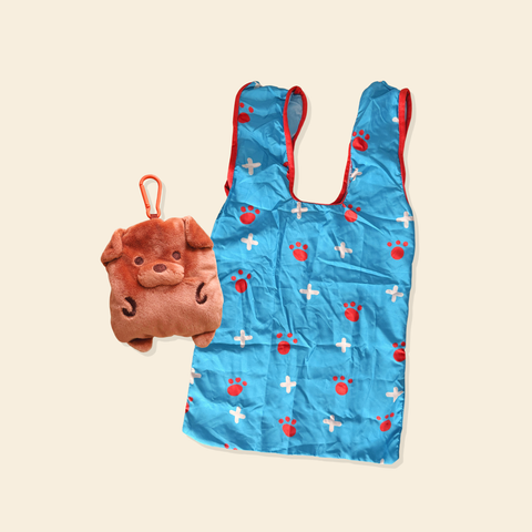 [PREORDER] Cocoa - Reusable Bag Plush Dog Keychain