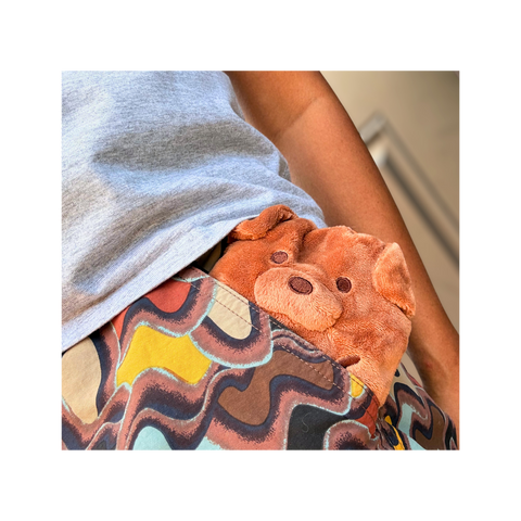 [PREORDER] Cocoa - Reusable Bag Plush Dog Keychain
