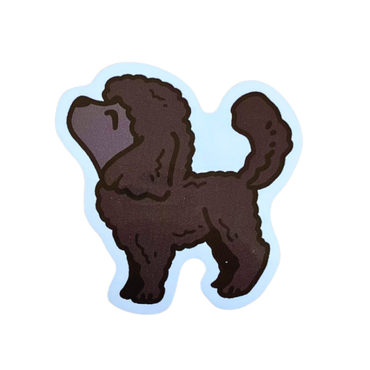 Blackberry Poodle Sticker