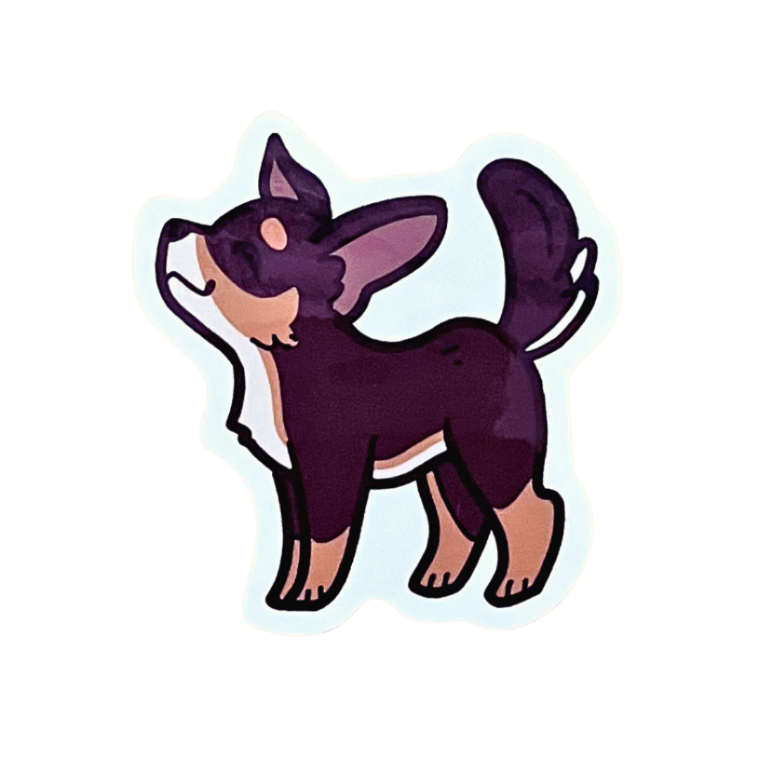 Tricolor Chihuahua Sticker