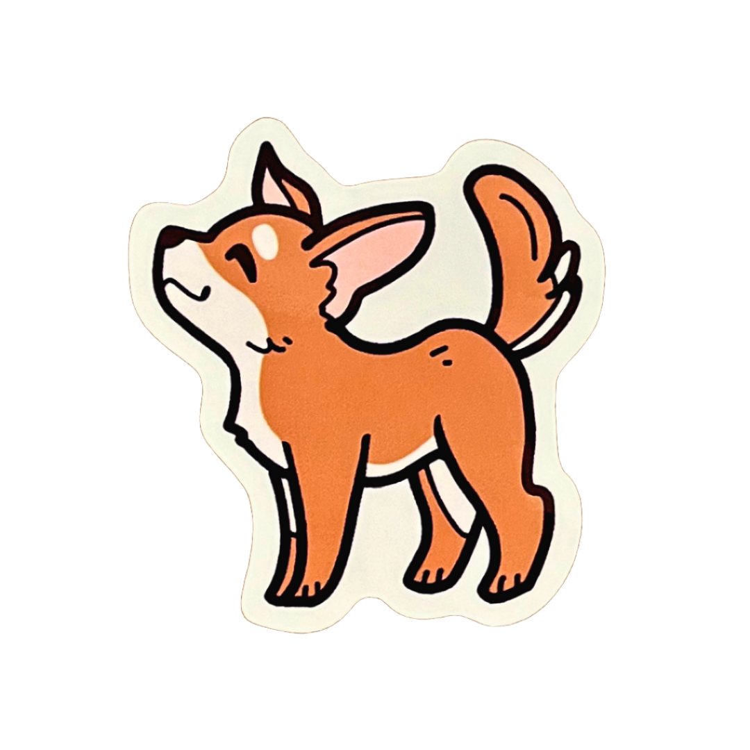 Tan Chihuahua Sticker