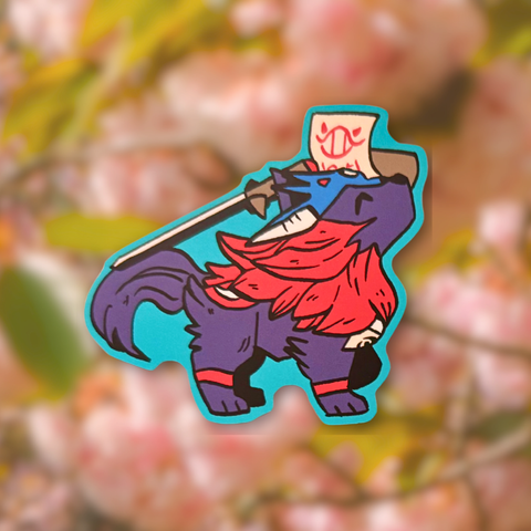 Warrior Sticker