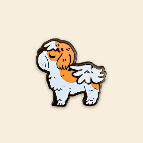 Gold Shih Tzu Pin