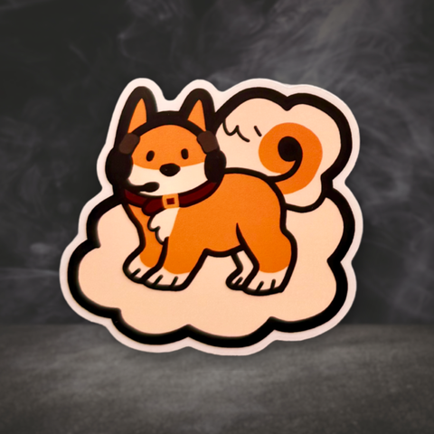Mira the Shiba Sticker