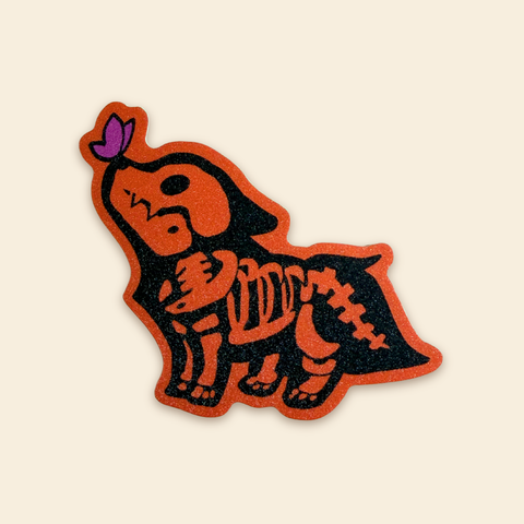Shimmery Death Sticker - Dusk