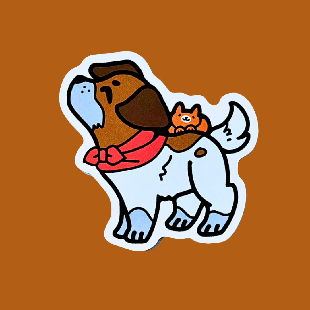 Dodger & Oliver Sticker