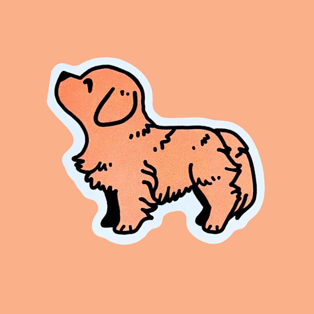 Golden Retriever Sticker