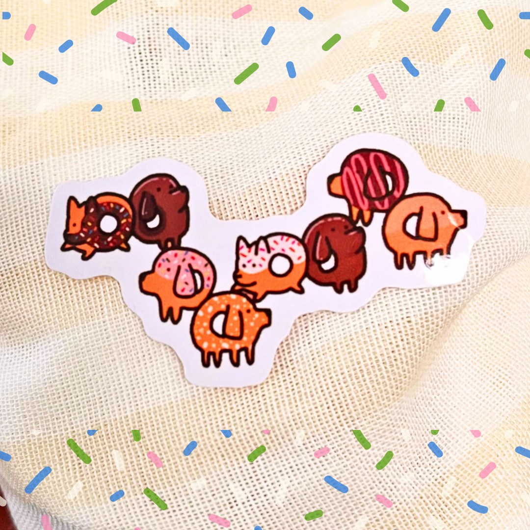 Dough Puppies Sticker Set